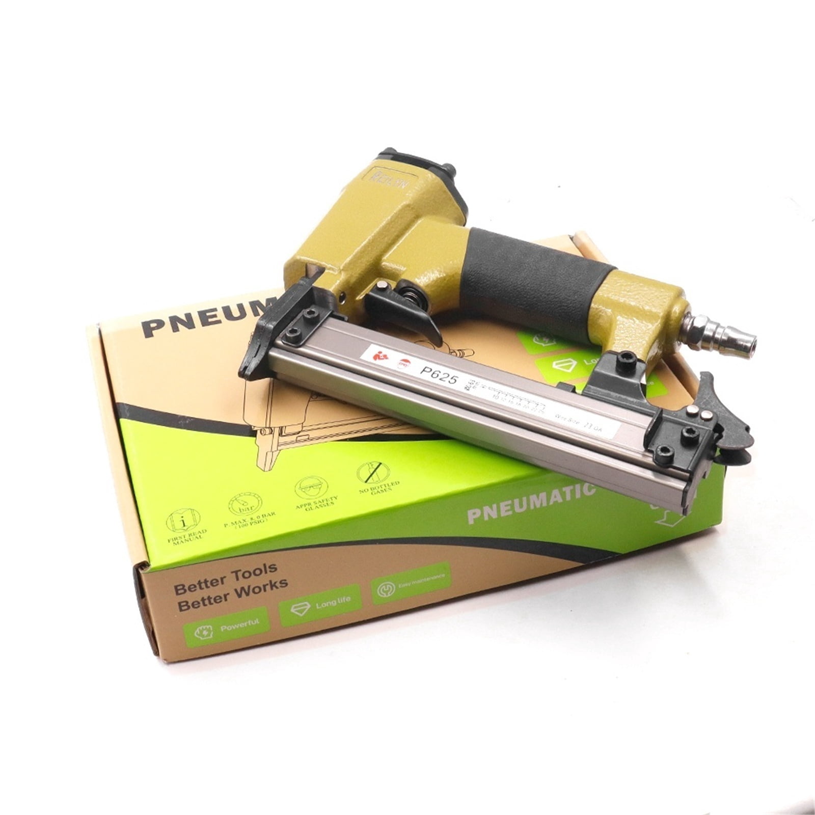 Pneumatic Pin Nailer Small Nail Gun for Baseboards 12-25mm Pneumatic Tools  Air Nailer - Multi-Purpose Tool