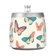 thumbnail image 7 of Yayeee Ashtray with Lid for Cigarette Smokeless Stainless Steel Home Ash Holder, Colorful Butterflies, 7 of 7