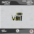 thumbnail image 2 of Kalair GFX Graphics Kit for Kayo K6EFI 250 Dirt Bike (2021+) Twitch Series, 2 of 5