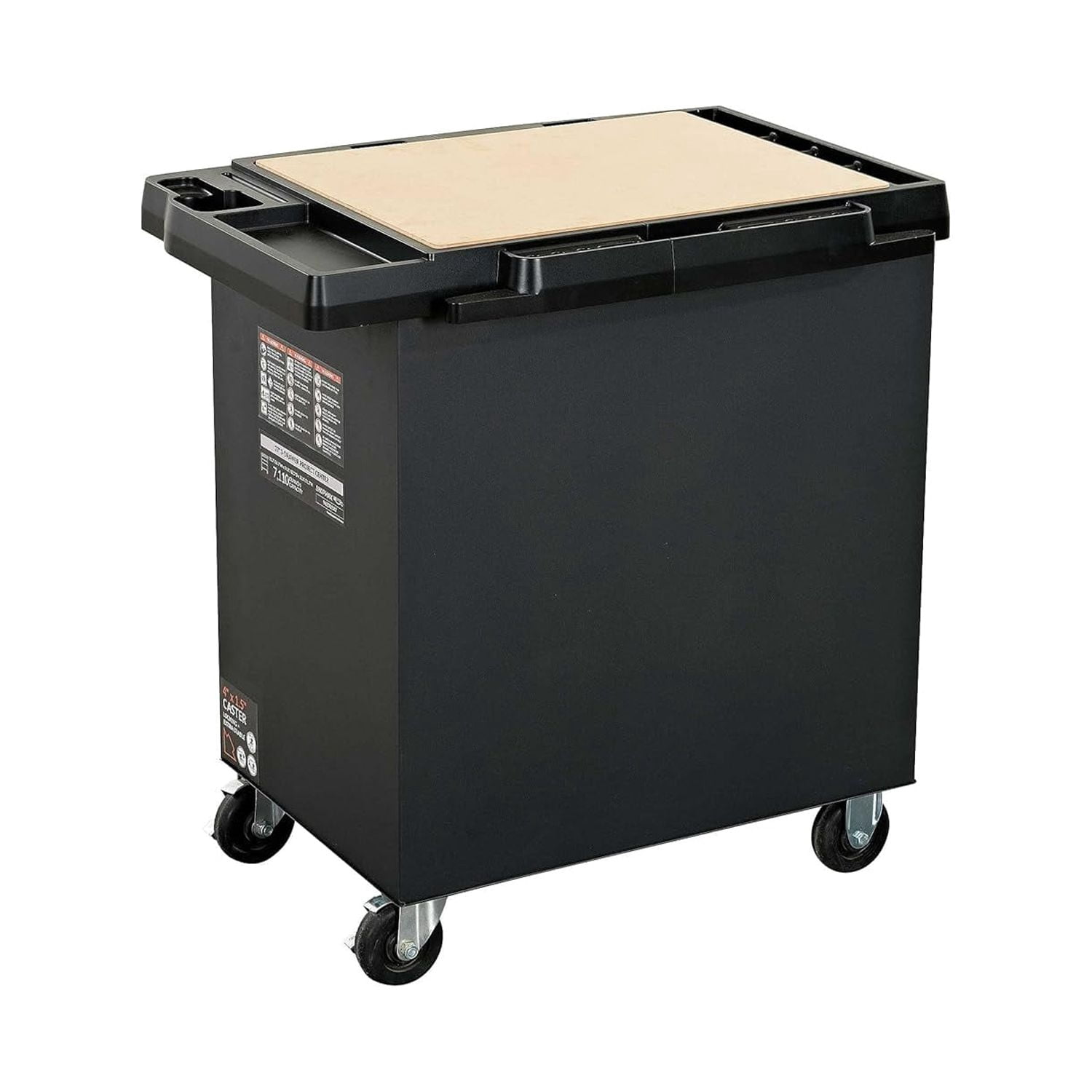 27 in. 3-Drawer Mobile Workstation