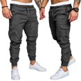 thumbnail image 3 of Mens Training Overalls Waist Cargo Trousers Combat Work Pants Bottoms New, 3 of 4