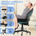 thumbnail image 3 of Cshidworld Donut Pillow Seat Cushion for Tailbone Pain Relief and Hemorrhoid, Donut Chair Cushion for Postpartum Pregnancy & Sciatica & Coccyx Pain Relief Desk Chair Cushion for Home Office Chair, 3 of 7