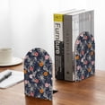 thumbnail image 5 of Picia Hawaiian Style Pattern Wood Bookends for Shelves,Non-slip Bookends, Heavy Duty Wooden Bookend Support,1 Pair, 5 of 8