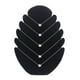 thumbnail image 2 of Soporte organizador de exhibición de joyas de collar de terciopelo negro, caballete de joyería, soporte colgante con 5 muescas para cadenas, pulseras, 8 x 11 x 0,6 pulgadas Adepaton 2035305-1, 2 of 9