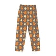 thumbnail image 3 of Lsque Squirrel And Maple Leaves Print Men's Pajama Pants, Lounge Pant - Comfortable Home Wear,Elastic Waistband, Stylish Design-Small, 3 of 9