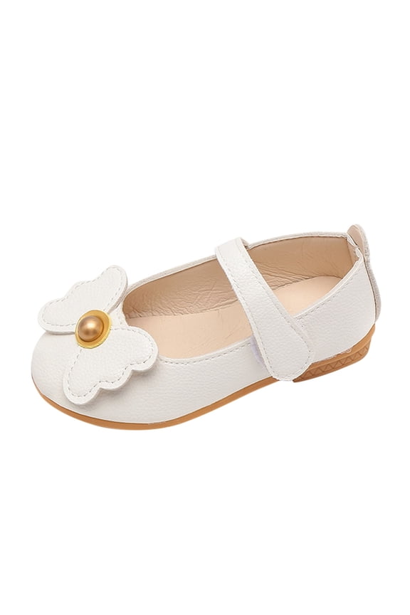 Clearence Baby Girls Flower Flats Summer Autumn Casual Shoes - Round Toe Floral Embroidery Lightweight Comfortable Dress Shoes for Party Playdates