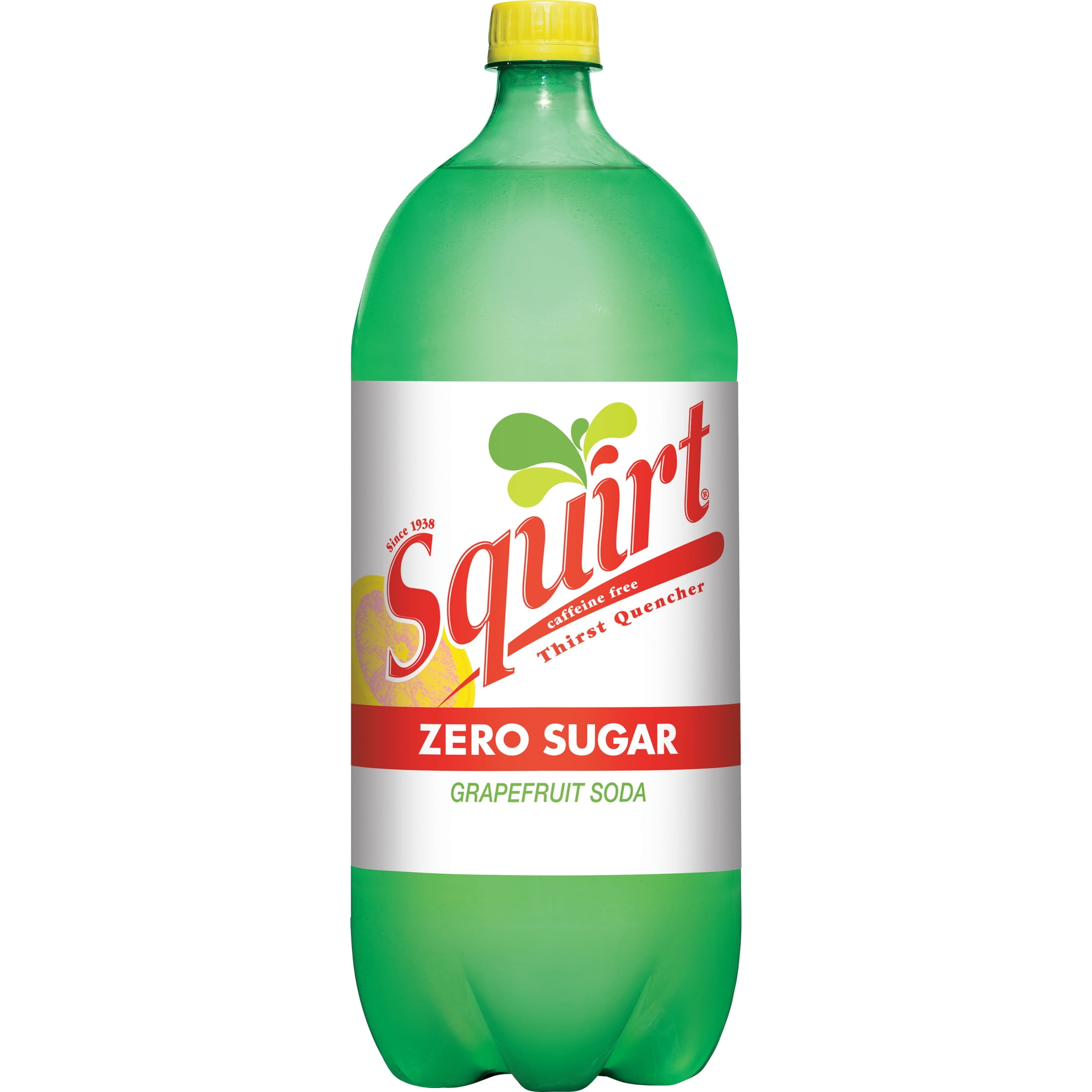 Squirt Zero Sugar Grapefruit Soda Pop, 2 L, Bottle