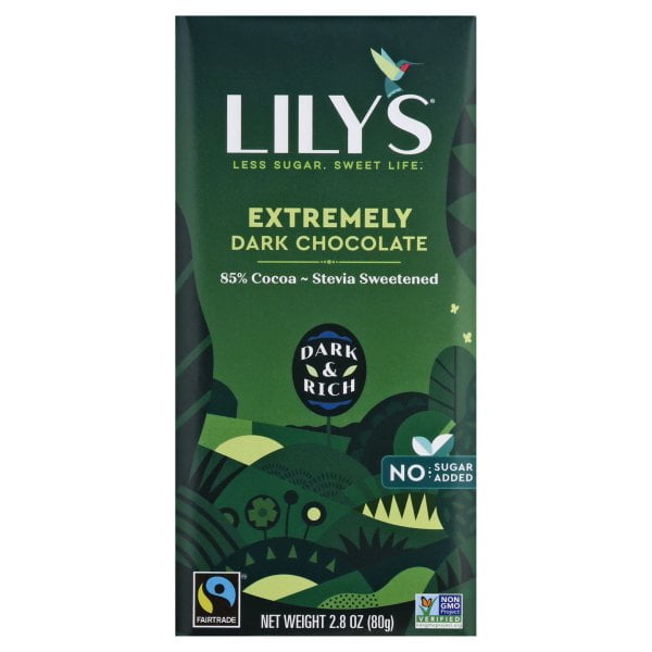 Lily's 85 Cocoa Extremely Dark Chocolate 2.8 oz.