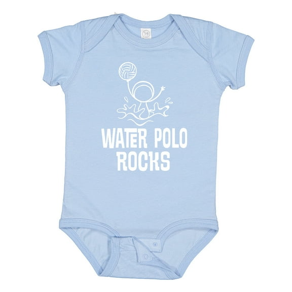 Inktastic Water Polo Rocks Sports Team Boys or Girls Baby Bodysuit