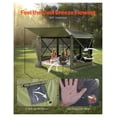 thumbnail image 3 of Up Gazebo Screen Tent 10x10 ft, 6-Sided Camping Canopy, Quick-Set Bite-Proof Shelter for 6-8 Person, Removable Top, Sun Protection, Backyard Patio, Green, 3 of 6