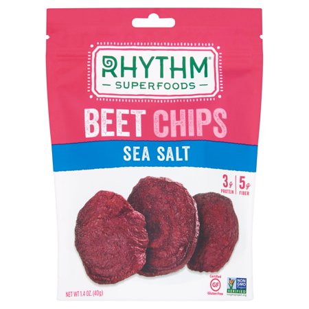 Rhythm Superfoods Chips Beet Sea Salt 1.4 Oz (Pack Of 12)