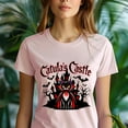 thumbnail image 5 of Catula’s Castle Halloween Shirt – Vampire Cat Haunted House Tee, Natural, Size 3XL, 5 of 6