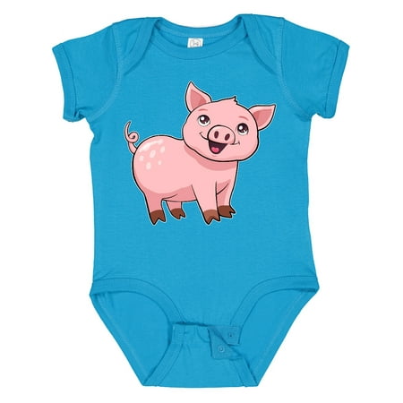 

Inktastic Cute Pig Gift Baby Boy or Baby Girl Bodysuit