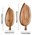 thumbnail image 3 of Wooden Tray For Baking And Serving Versatile Heat Mat Ideal For Fruit And Snack Display Addition To Kitchen Or Dining Room Daily Chef Pans Cookie Sheet Extra Large Cookie Pan 7 X11 Nonstick Baking Pan, 3 of 5