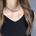 thumbnail image 2 of COAI Cute Heishi Beads Black Veins Rhodonite Stone Choker Necklace for Women, 2 of 6