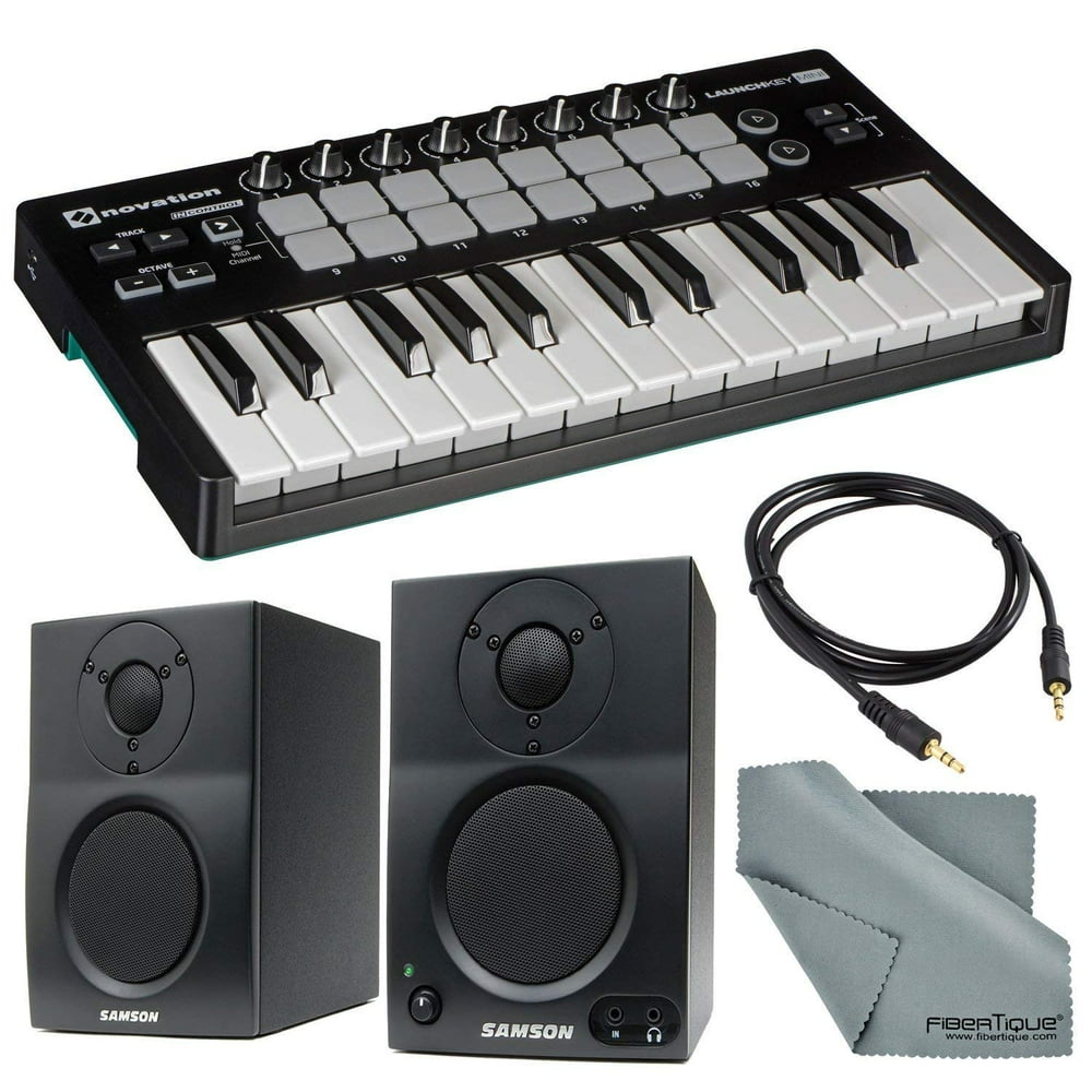 Novation Launchkey Mini MK2 25Key USB MIDI Controller and Stereo Pair