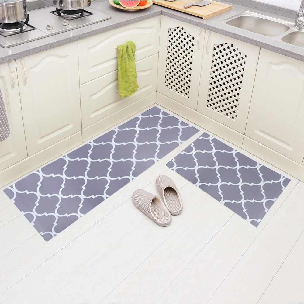 WiseLife Kitchen Mat Cushioned Anti Fatigue Floor Mat,17.3x28, Thick Non  Sl