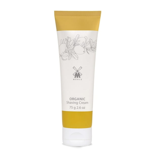 Crema de afeitar MÜHLE Organic con aceite de argán 75 ml (2.5 oz) vegana
