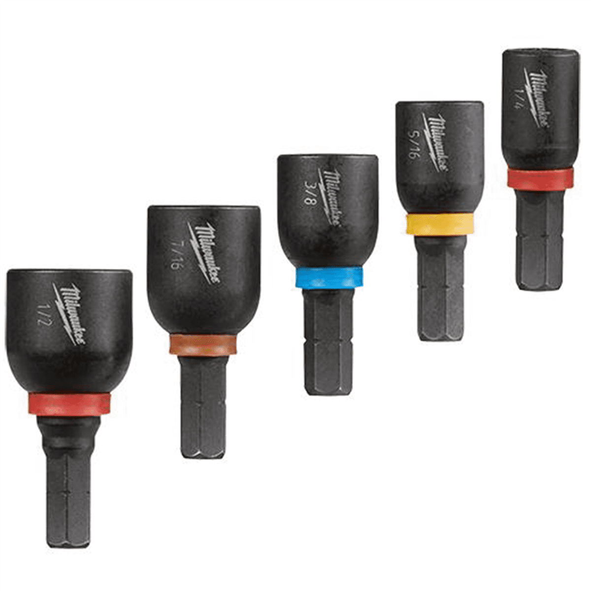 Milwaukee 49-66-4563 SHOCKWAVE 1" Insert Nut Driver Set