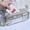 Gray, variant on Large Capacity Pencil Pouch, Transparent Pencil Case PVC Stationery Bag Stratification Clear Window for Office Supplies