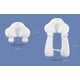 thumbnail image 3 of Baby Pillow Honeycomb Breathable Newborn Head Positioner Cloud-shaped Removable Adjustable Anti-scare Flat Head Cushion, 3 of 4