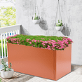 thumbnail image 4 of Garden Steel Planter Box, Outdoor Rectangular Planters, Modern Planter Box, Rose Gold Steel Planter Box, Floor Standing 31.5 x 16 x 16 inch W/ 2 Gloves, 4 of 16