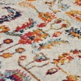 thumbnail image 3 of Luxee Designs Alexandria Bordered Pattern 2X6 Runner Rug for Entryway Indoor Boho Rugs - Ivory, 3 of 9