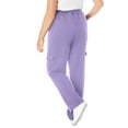 thumbnail image 2 of Woman Within Plus Size Better Fleece Cargo Sweatpant (Petite & Tall Available), 2 of 5