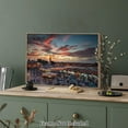 thumbnail image 5 of Wall Art Canvas Print Poster African Market At Sunset Canvas Painting Square Oil Painting Contemporary Artwork for Home Decoration Office Kitchen Wall Decor 12x18inch, 5 of 6