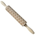 thumbnail image 1 of Cheapark Wooden Easter Bunny Carrot Rolling Pin for Printed Dough, 1 of 6