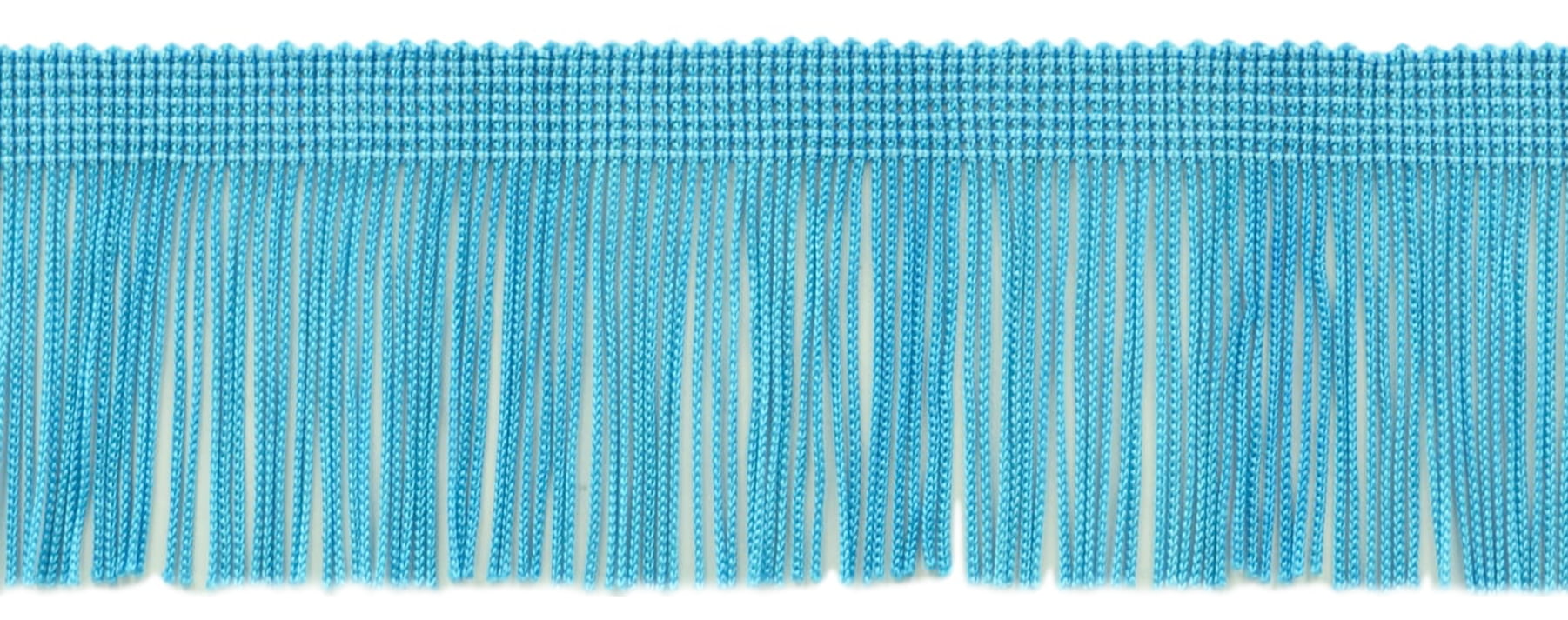 04 Sold by The Yard CFS04 Color: Turquoise 4 Inch Chainette Sequin Fringe Trim