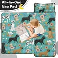 thumbnail image 4 of Dog Pattern with Pioneer Flower Background Toddler Nap Mats for Kids Preschool,Sleeping Mat Bag or Kids,Toddler Sleeping Bag,Toddler Nap Mat or Daycare, 4 of 6