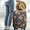 thumbnail image 2 of Pioneer Flower Floral Print Pattern Luggage Cover Fashion Suitcase Cover Baggage Covers Fit 25-28 Inch Luggage (Go Travel), 2 of 5