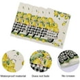 thumbnail image 4 of 4Pcs Spring/Summer Cotton Linen Placemats Kitchen Country Style Placemats 13X19In (4Pcs), 4 of 5