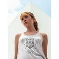 thumbnail image 2 of Sacred Geometry Scarab  Tank Women -Image by Shutterstock, Female Large, 2 of 4