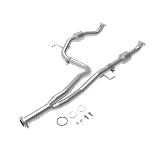 aFe POWER Twisted Steel Connection Pipe, 48-46013-RC, for Toyota Fits select: 2016-2020 TOYOTA TACOMA