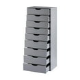 thumbnail image 3 of Naomi Home 9-Drawer Office Storage Cabinet, Gray, 1 Unit, 3 of 9