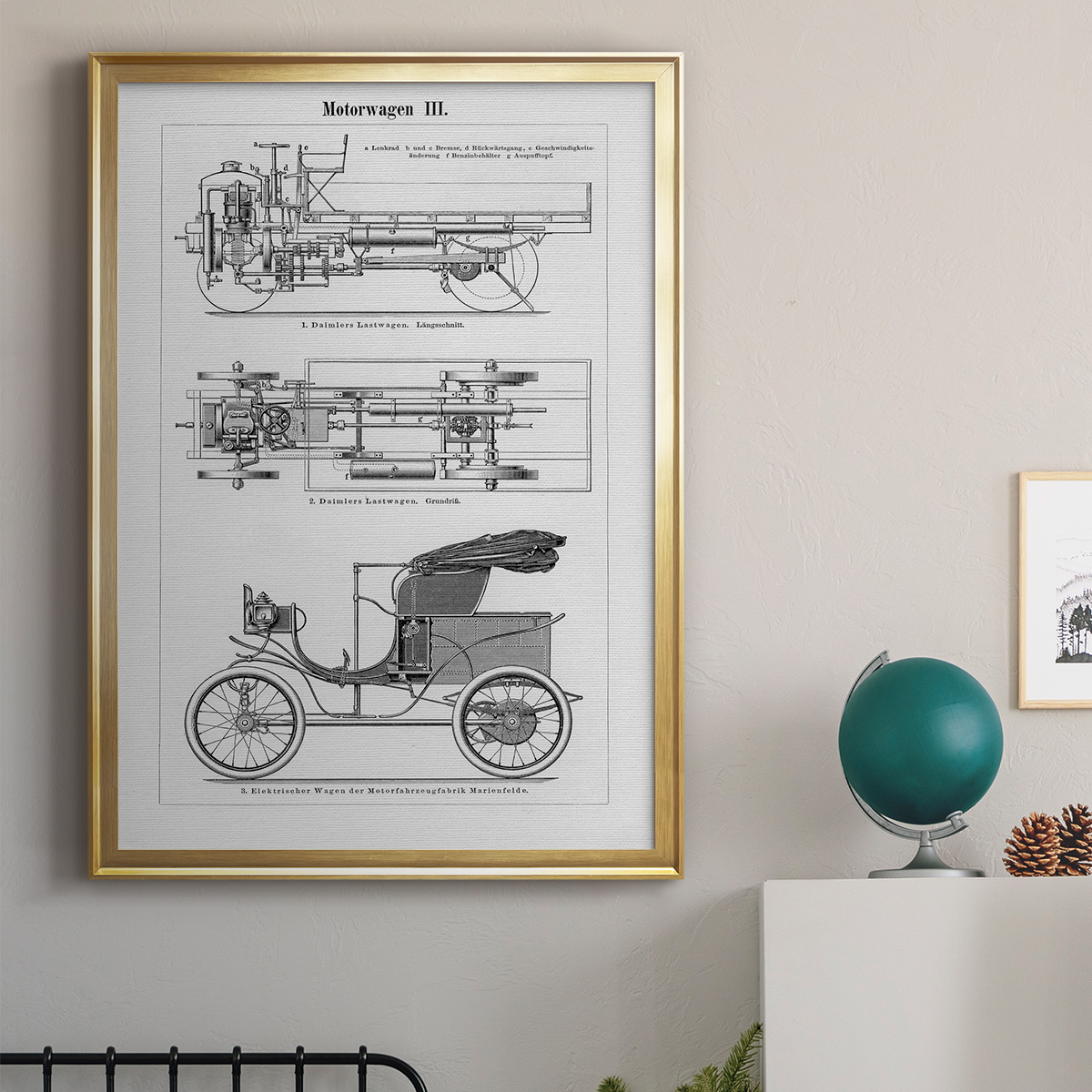 Industrial Motorcar Premium Classic Framed Print - Ready to Hang