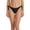 Black, variant on Bikini Bottoms for Women String Bathing Suit Bottom with Moderate Coverage Low Waist Swim Bottom