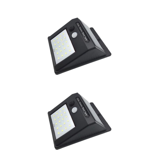 Inteprter Luz LED Solar para jardín, patio, exterior, impermeable, jardín, patio, iluminación impermeable para exteriores, montaje en pared, Type4 NO4