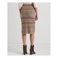 thumbnail image 2 of LAUREN RALPH LAUREN Womens Brown Knee Length Wear To Work Pencil Skirt XL, 2 of 4
