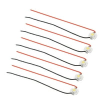 Uxcell 0.6" 700mA 3W Warm White Light LED Chip Bulb COB Light Beads Copper Bracket 5 Pack