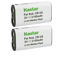 Kastar CR-V3 Battery 2-Pack Replacement for Nikon CoolPix 2200, CoolPix 3100, CoolPix 3200, CoolPix 3700, CoolPix 4100, CoolPix 600, CoolPix 700, CoolPix 800, CoolPix 950, CoolPix 990 Camera
