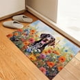 thumbnail image 3 of Welcome Spring Summer German Shorthaired Pointer Portrait Flower Blue Sky Doormat GSP Lover Dog Gift Indoor Outdoor Welcome Mat - 12001, 3 of 5