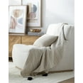 thumbnail image 3 of Livabliss x Becki Owens Modern Kapri Throw, 50"W x 60"L, Cream, 3 of 4