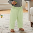 thumbnail image 5 of LYHaoo Lightweight Kids Long Pants For Boys And Girls Air Conditioning Sun Loose Fit Casual Trousers Boys Pants(Green), 5 of 6