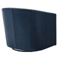 thumbnail image 5 of Walsh Top Grain Leather Swivel Chair - Garrett Blue, 5 of 5