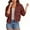 Red, variant on Sweaters For Women Trendy Plus Cropped Sweatshirt Zipper Cardigan Sweaters Button Fall Tops Boho Trendy Long Sleeve Tops 2025 Young Adult Fashion