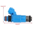 thumbnail image 4 of 4 Pcs Injecteur de Carburant INP-772 Compatible avec Suzuki Carry Compatible avec Mazda BT-50/B-2.6, 4 of 12