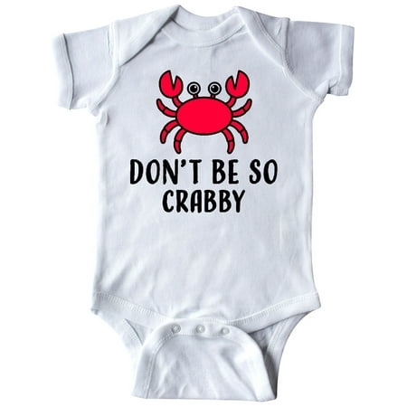 

Inktastic Dont Be So Crabby Humor Gift Baby Boy or Baby Girl Bodysuit